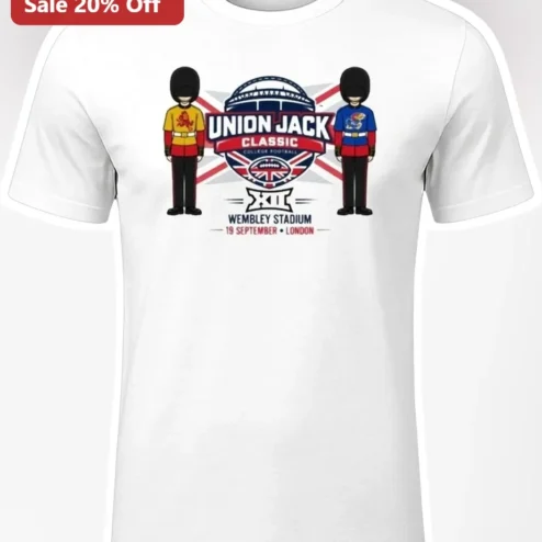 Union Jack Classic College Football Wembley Stadium Tee