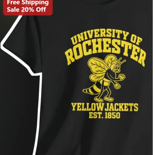 University of Rochester Yellow Jackets Est. Vintage Collegiate Tee