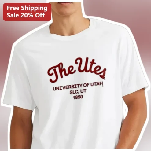 University of Utah Utes The Utes SLC Vintage Collegiate Tee
