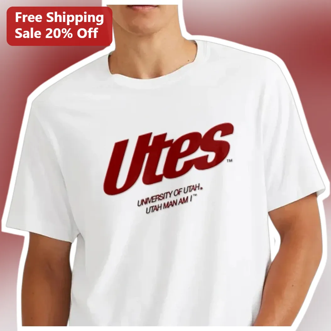 University of Utah Utes Utah Man Am I Graphic Tee