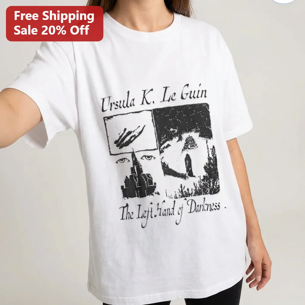 Ursula K. Le Guin The Left Hand of Darkness Tee, Classic Sci-Fi Book Shirt Gift for Science Fiction Readers and Literary Fans