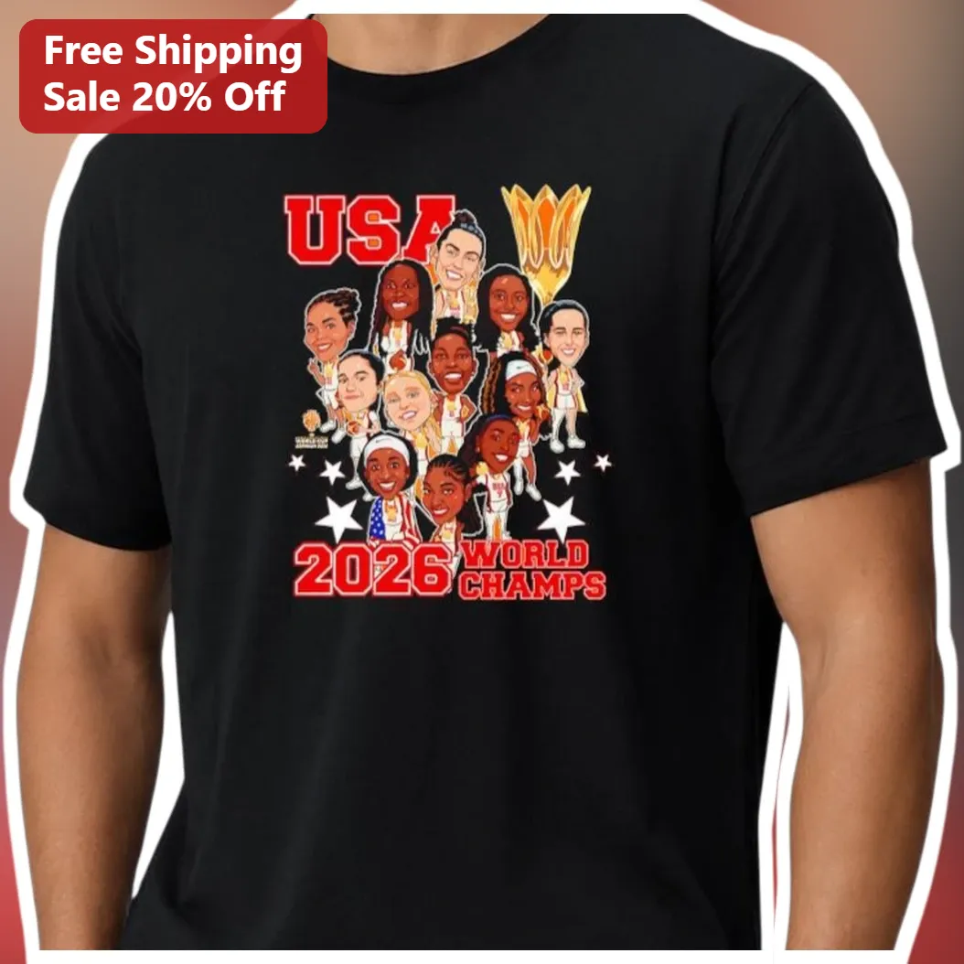 USA 2026 World Cup Fan Tee USWNT Players Graphic Shirt
