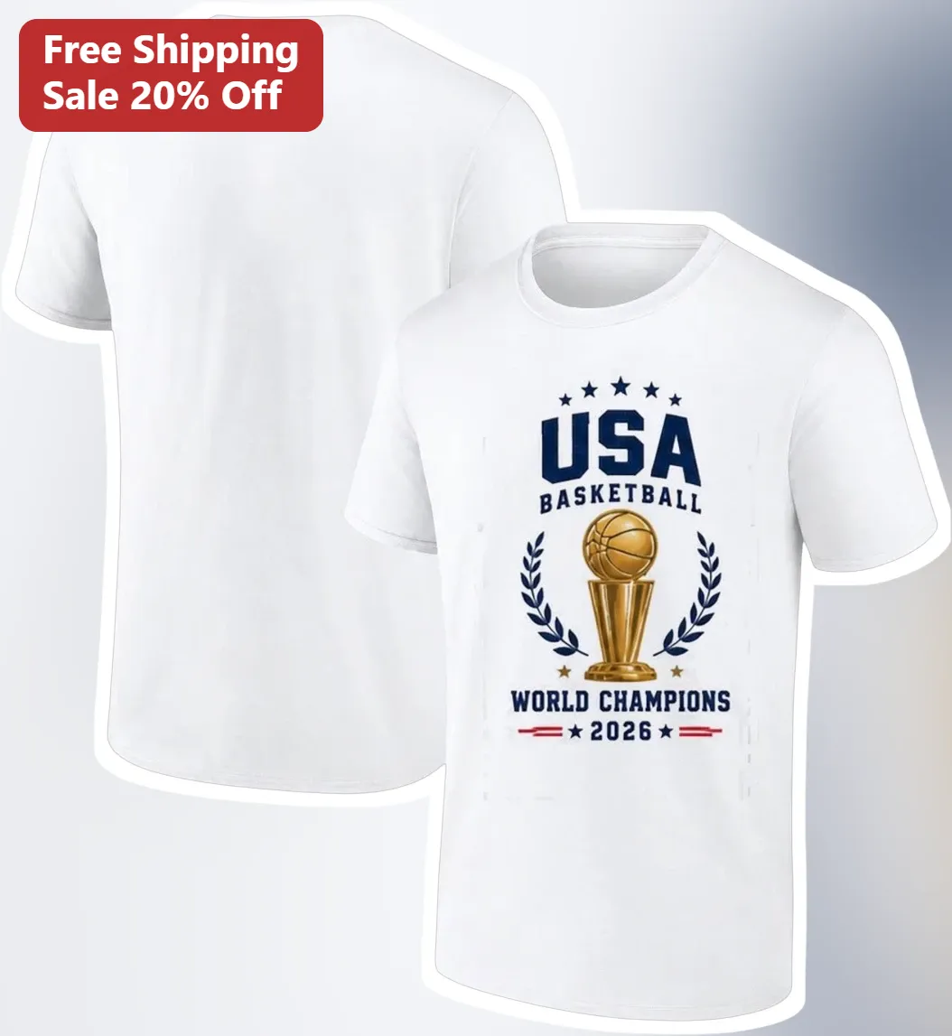 USA Basketball World Champions 2026 Tee Team USA Fan Gift