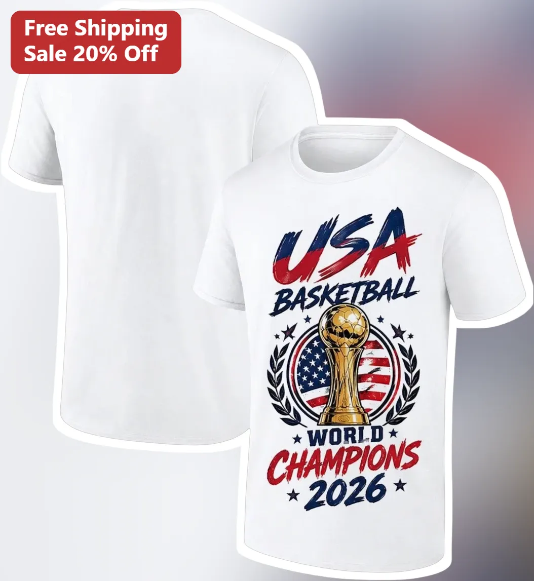 USA Basketball World Champions 2026 Tee Team USA FIBA World Cup Fan Shirt