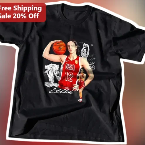 USA Paige Bueckers Team USA Basketball Graphic Tee for Women