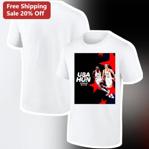 USA vs HUN Caitlin Clark Basketball Tee Game Day Fan Shirt