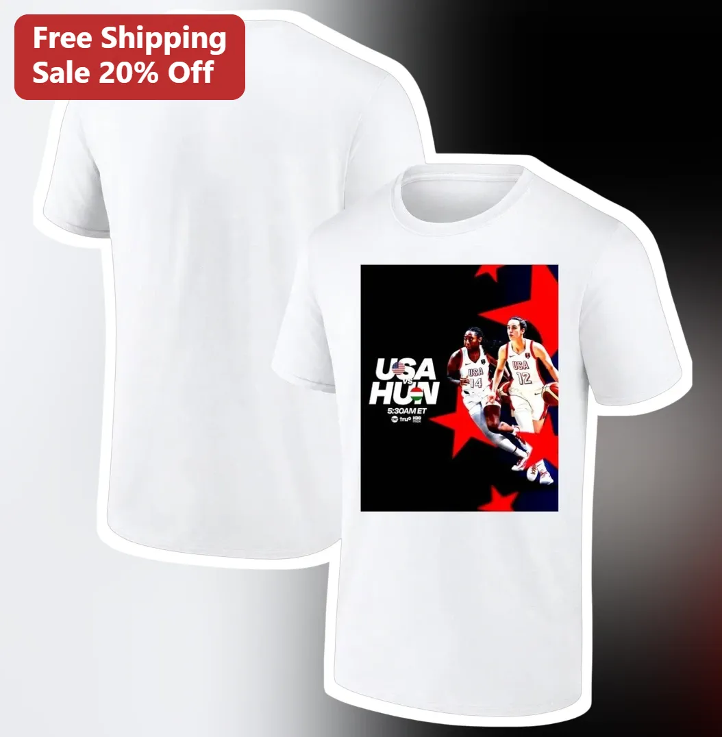 USA vs HUN Caitlin Clark Basketball Tee Game Day Fan Shirt