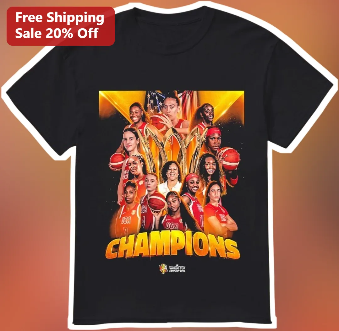 USA Women's National Basketball Team Champions Graphic Tee
