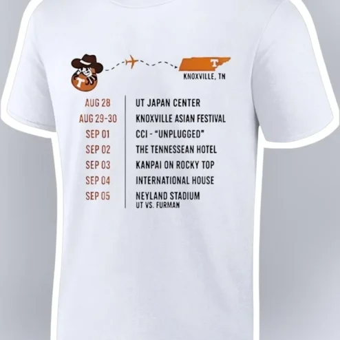 UT Japan Center Kanpai on Rocky Top Knoxville Asian Festival Tee