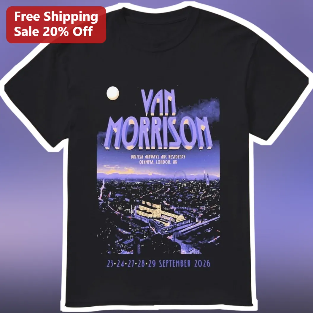 Van Morrison British Airways Arc Residency Olympia London Tee