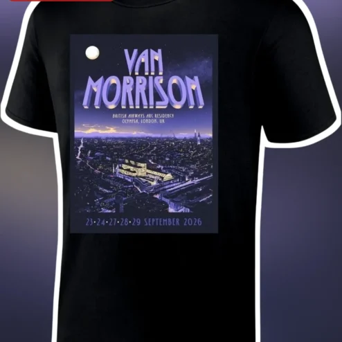 Van Morrison British Airways Are Residency Olympia London Tee