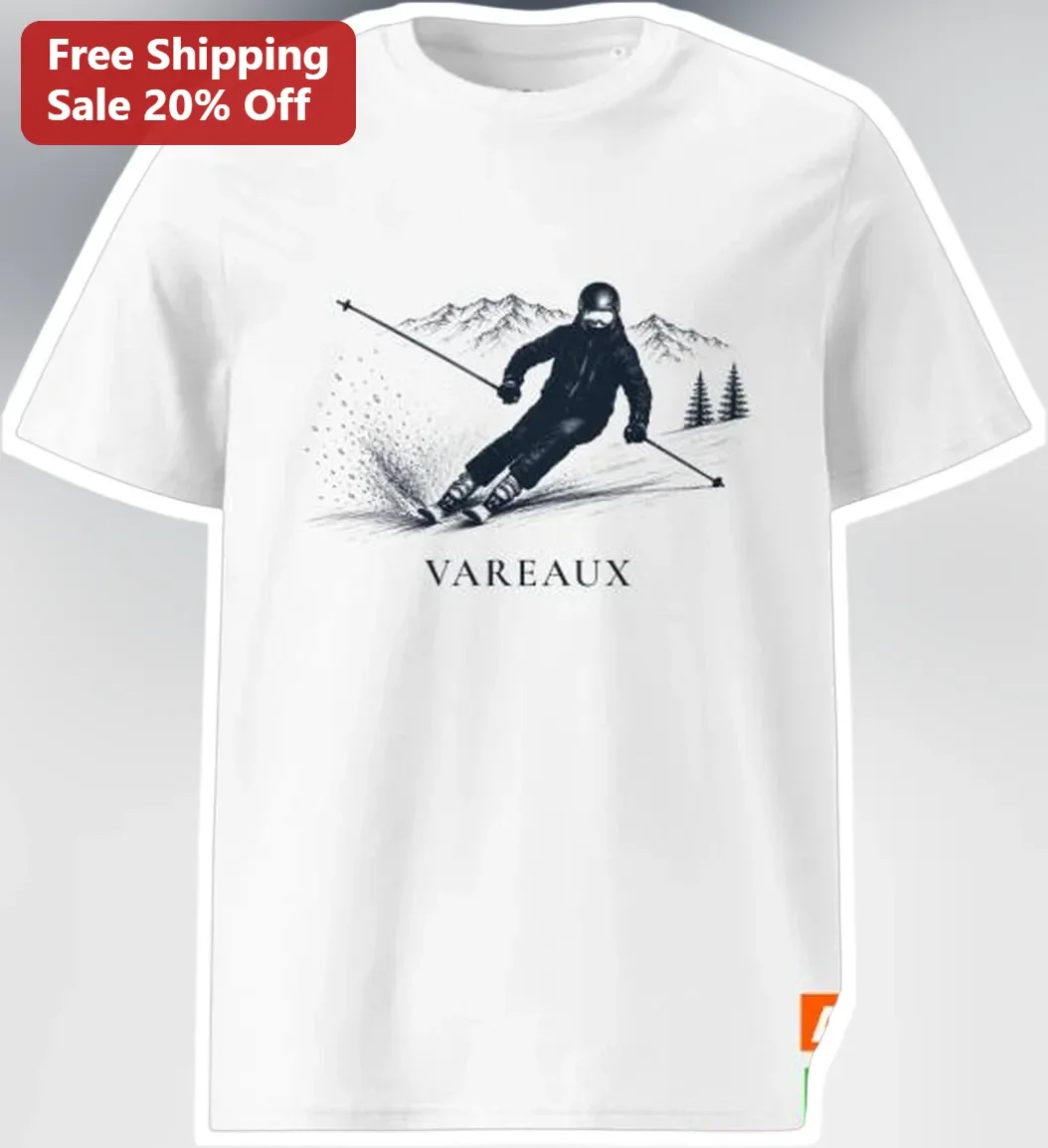 VARE AUX Vintage Ski Lodge Graphic Tee for Men Women Winter Sports Enthusiasts