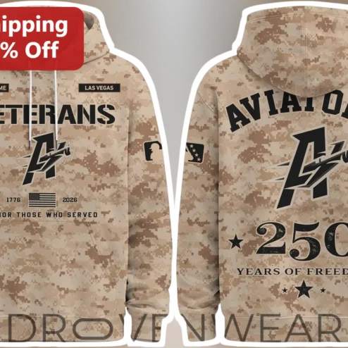 Veterans Aviators Honor Those Who Served Hoodie Years of Freedom 2026 Patriotic Military Gift