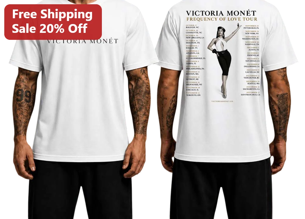 Victoria Monét Frequency Of Love Tour Tee R&B Concert Merch Gift