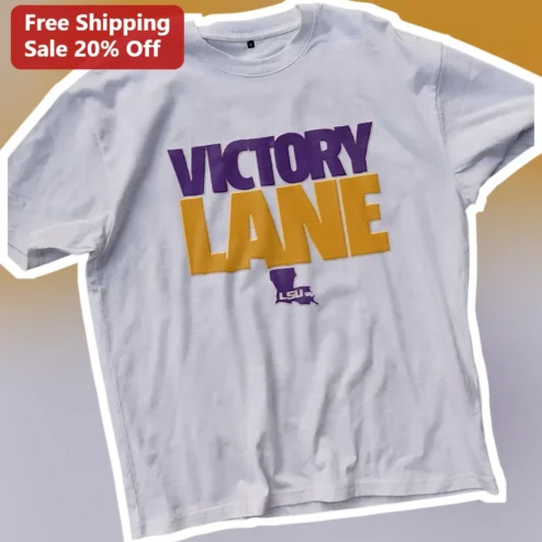 Victory Lane LSU Tigers Graphic Tee College Football Fan Apparel