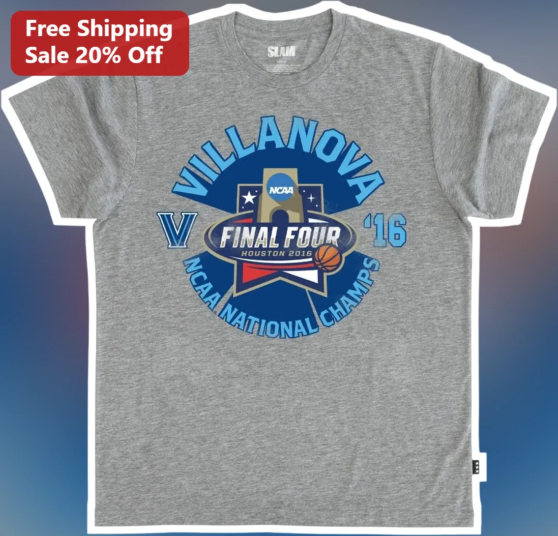 Villanova Final Four Houston 2016 NCAA National Champs Tee