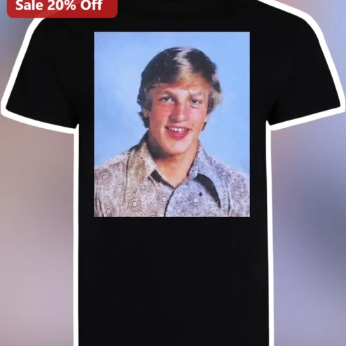Vintage School Portrait Tee Retro Yearbook Photo Graphic Shirt for Alumni Reunion Gift