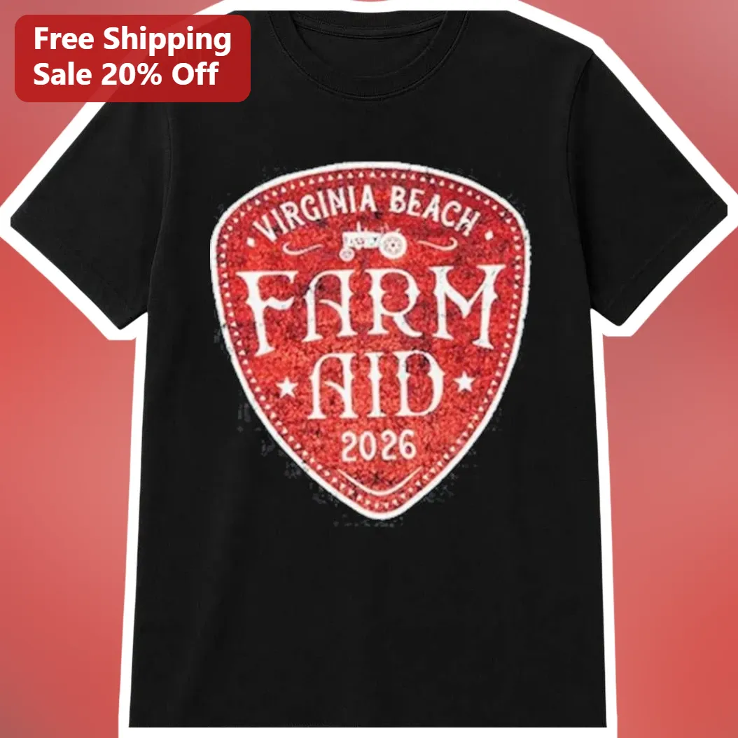 Virginia Beach Farm Aid 2026 Tee Vintage Concert Merch Country Rock Music Festival Shirt