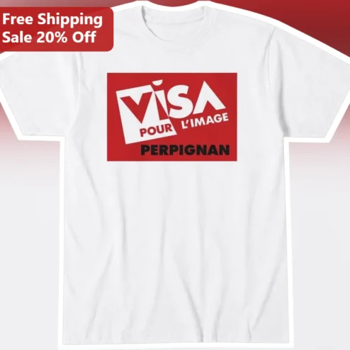 Visa Pour L'Image Tee Photojournalism Festival Perpignan Photography Shirt Gift