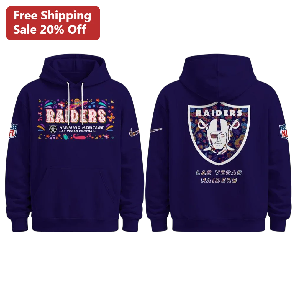 Viva Los Raiders Hispanic Heritage Month Hoodie Las Vegas Football Fan Gear