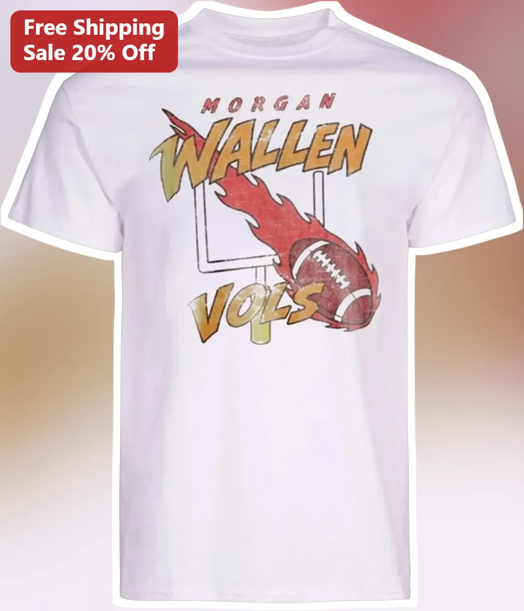 Vols Football Player Custom Name Graphic Tee Personalized Tennessee Volunteers Gameday Gift