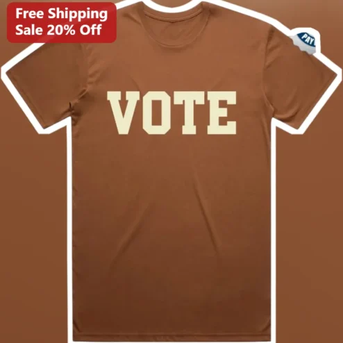 Vote Tee 2026 Election Day Vintage Graphic T-Shirt for Women Men Civic Duty Apparel