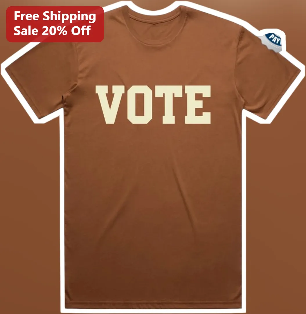Vote Tee 2026 Election Day Vintage Graphic T-Shirt for Women Men Civic Duty Apparel