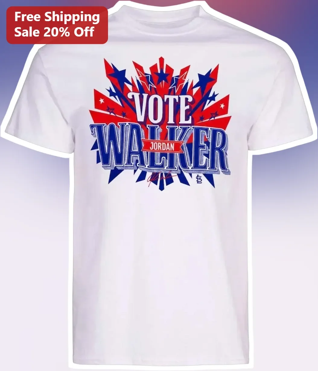 Vote Walker Graphic Tee Jordan Walker St. Louis Cardinals Fan Shirt