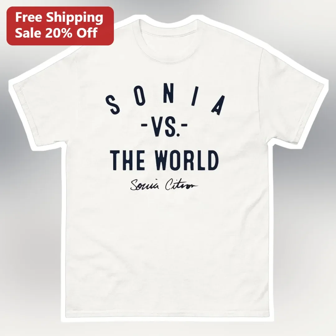 VS. THE WORLD Basketball Fan Tee Sonia Citron Signature Varsity Style Gift
