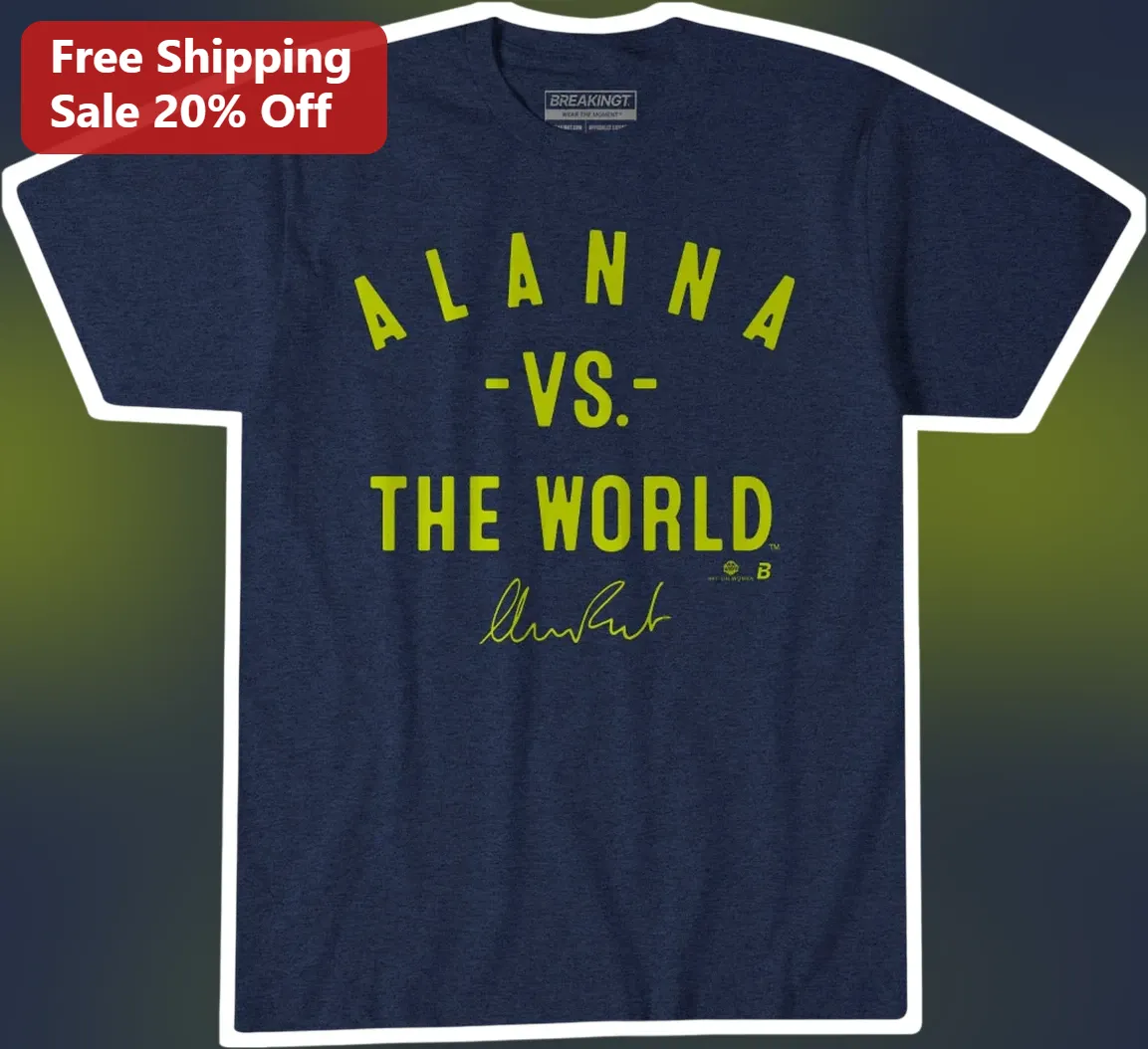 VS. THE WORLD Graphic Tee Navy Varsity Style Unisex Cotton Shirt