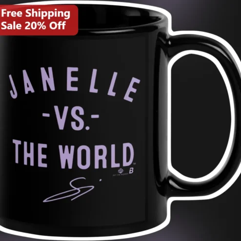 VS. THE WORLD Signature Mug Breanna Stewart WNBA Fan Gift Black Ceramic