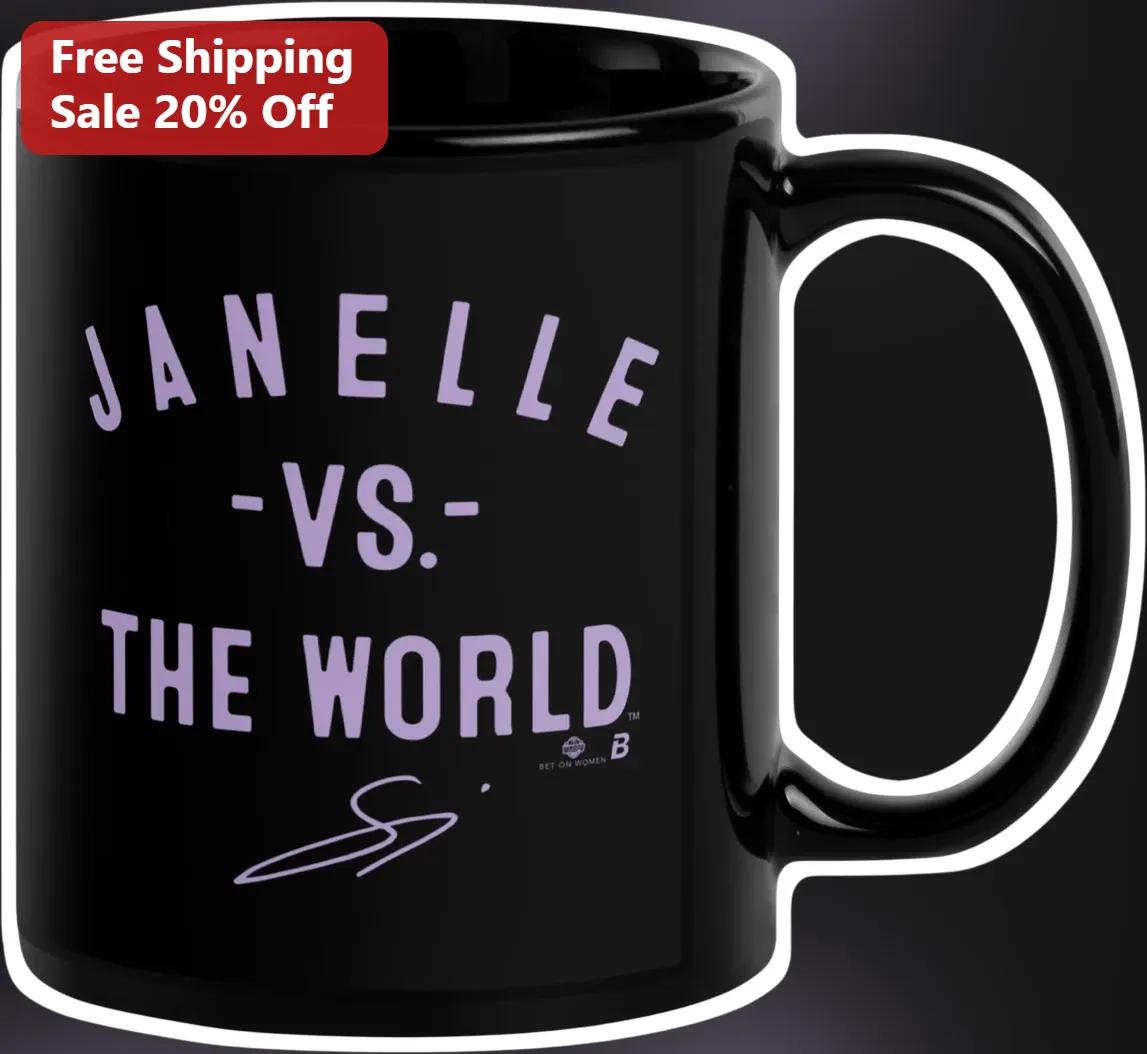 VS. THE WORLD Signature Mug Breanna Stewart WNBA Fan Gift Black Ceramic
