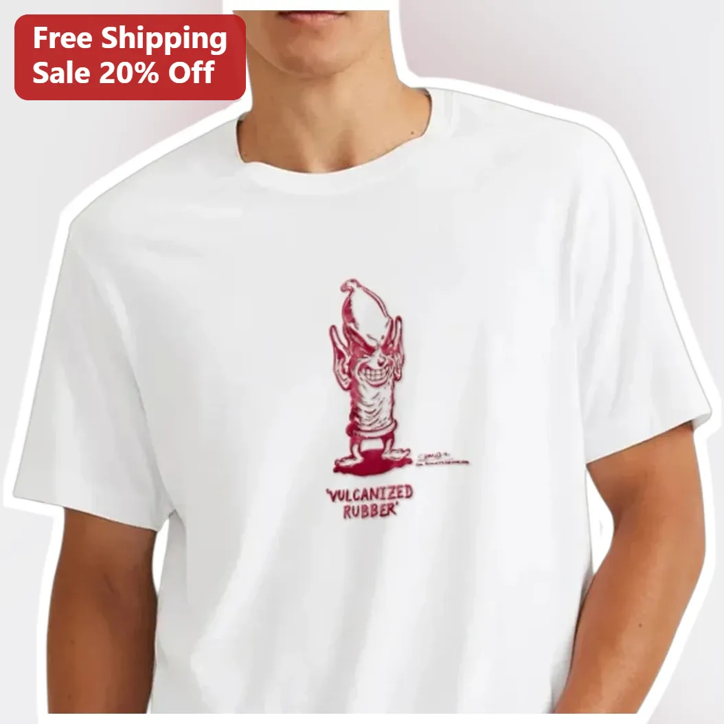 Vulcanized Rubber Wingfoot Vintage Industrial Graphic Tee Retro Advertising Mascot Shirt