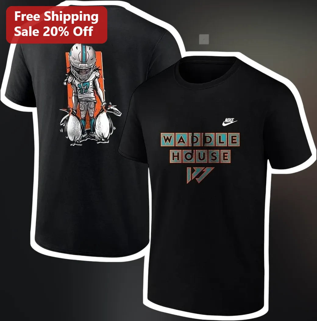 Waddle House Tyreek Hill Miami Dolphins Graphic Tee