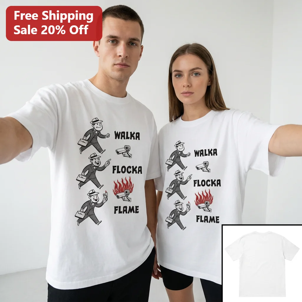 Waka Flocka Flame Walka Flocka Flame Tee Funny Burn The Cameras Anti Surveillance Meme Vintage Cartoon Gift For Rap Fans