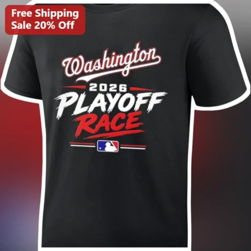 Washington 2026 Playoff Race Tee Baseball Fan Shirt