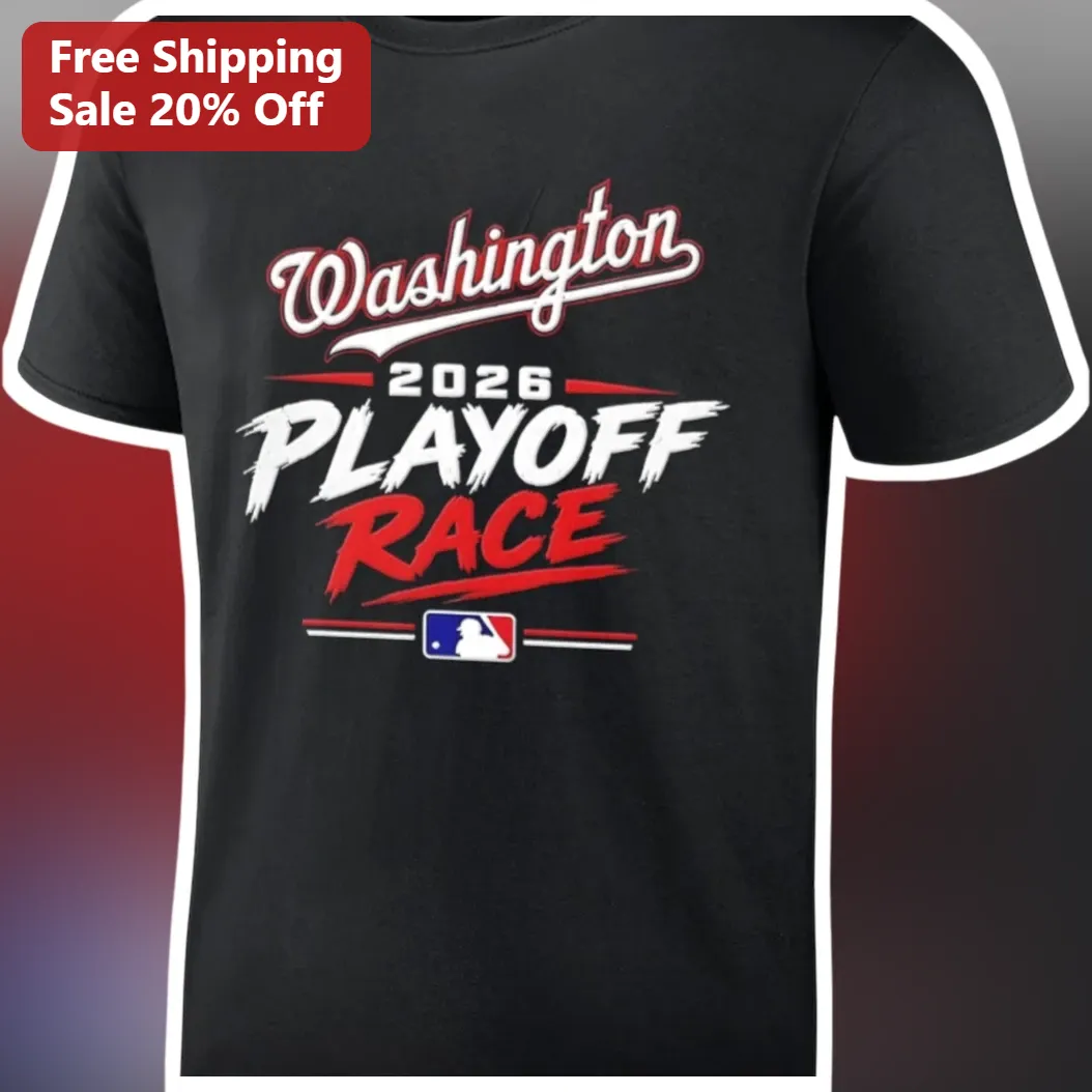 Washington 2026 Playoff Race Tee Baseball Fan Shirt