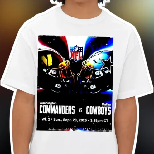 Washington Commanders vs Dallas Cowboys Tee NFC East Rivalry Football Game Day Shirt for Men Women