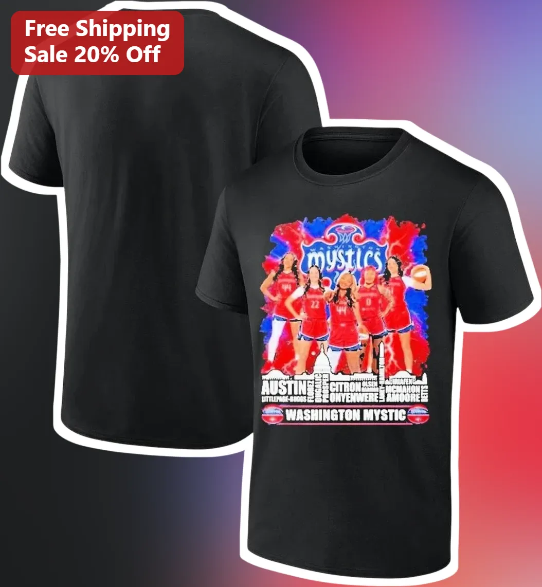 Washington Mystics WNBA Fan Tee Women's Basketball Game Day Shirt