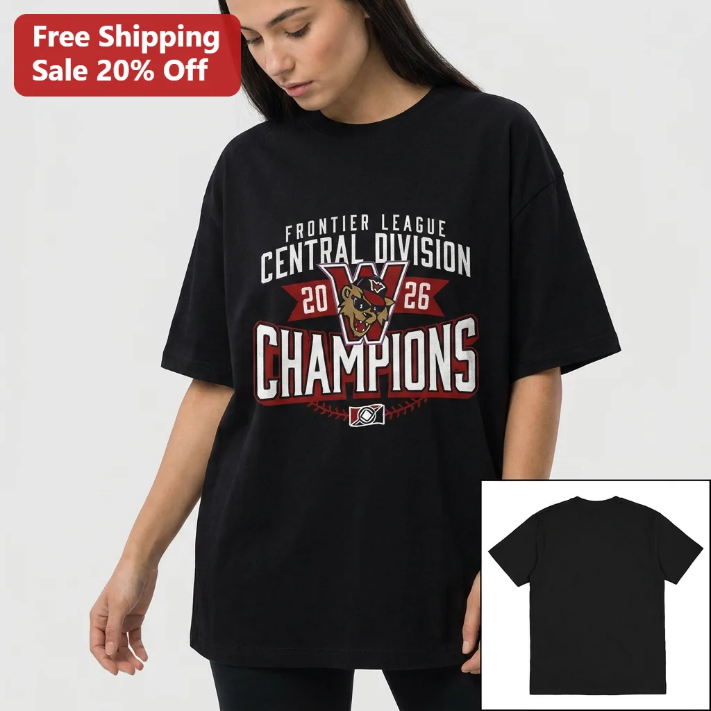Washington Wild Things Mascot Tee Frontier League Central Division Champions 2026 Baseball Fan Shirt