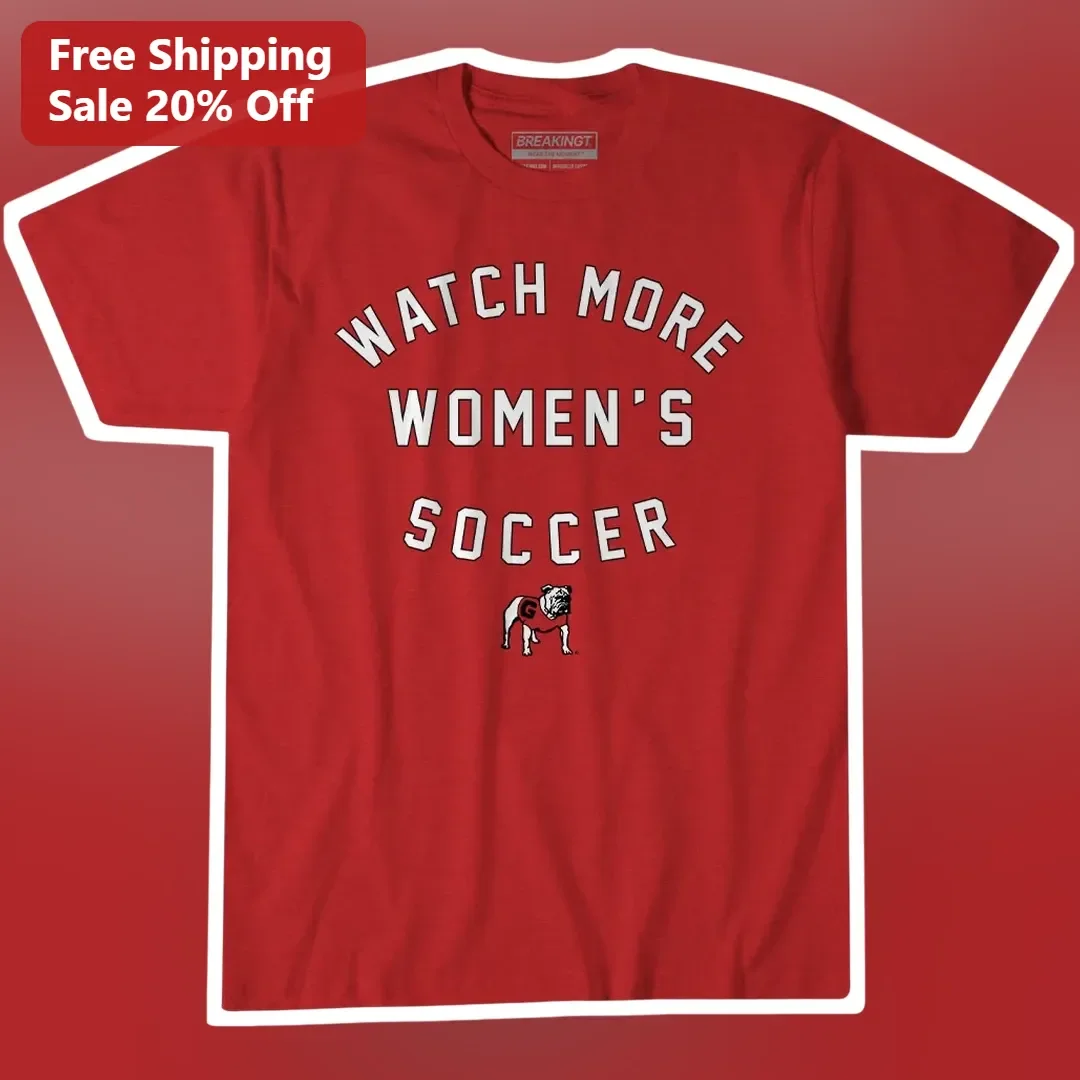 Watch More Women's Soccer Tee NWSL Fan Apparel Vintage Collegiate Style Gift for Players Coaches Supporters