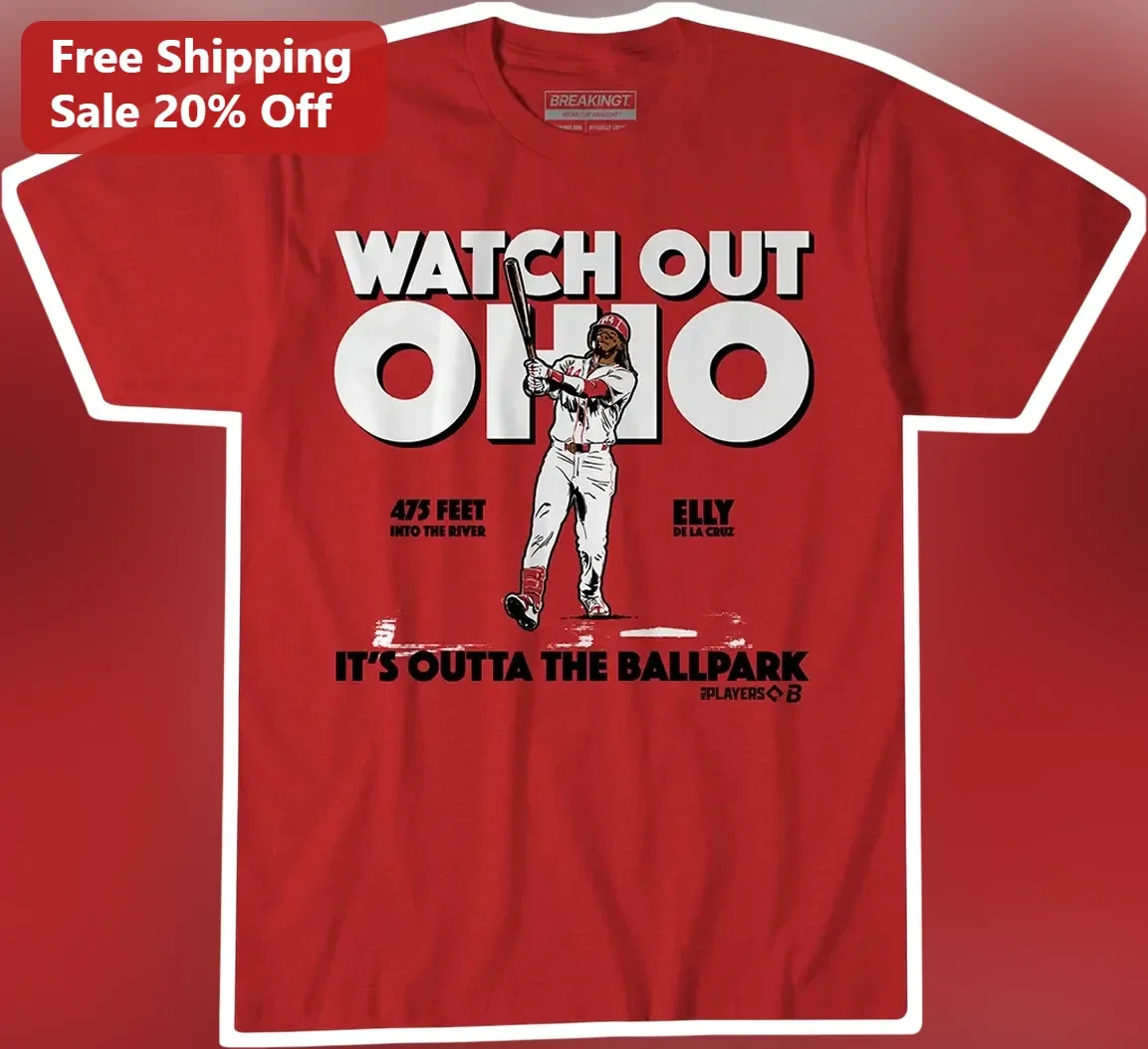 Watch Out Ohio It's Outta The Ballpark Elly De La Cruz Graphic Tee