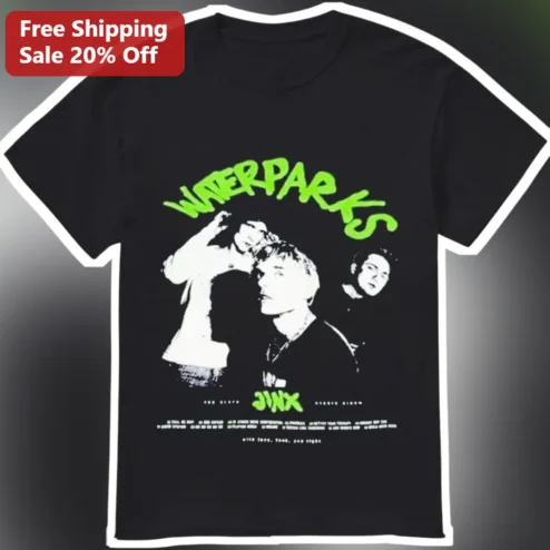 Waterparks Jinx Album Cover Graphic Tee Pop Punk Band Merch Gift