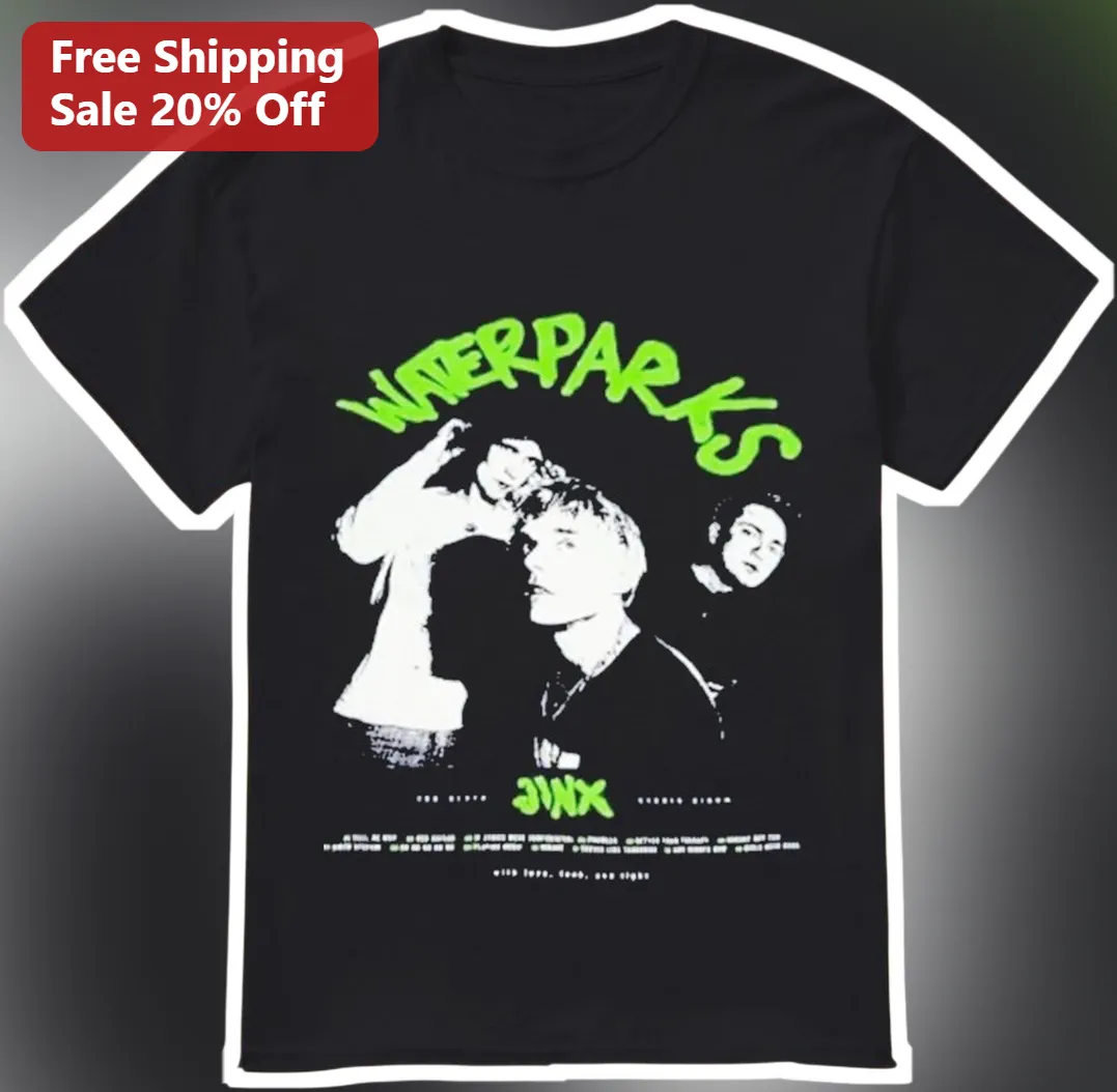 Waterparks Jinx Album Cover Graphic Tee Pop Punk Band Merch Gift