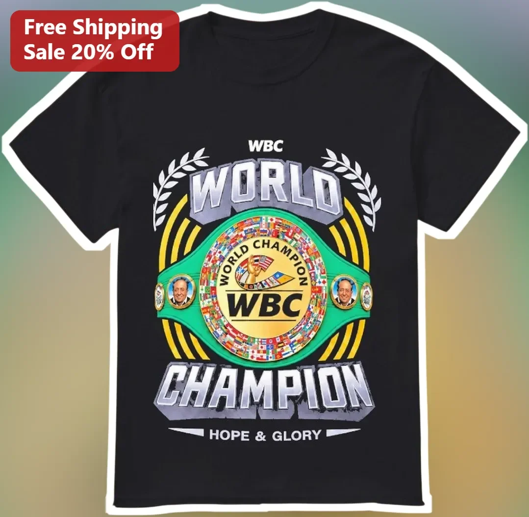 WBC World Champion Hope Glory Boxing Tee Jose Sulaiman Belt Graphic