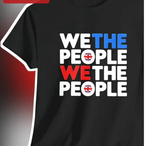 We The People Graphic Tee Patriotic Constitution Day Shirt for Women Men