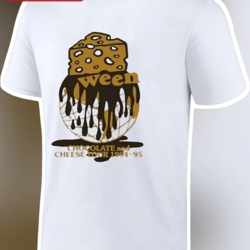 Ween Chocolate and Cheese Tour 1994-95 Graphic Tee Retro Band Merch