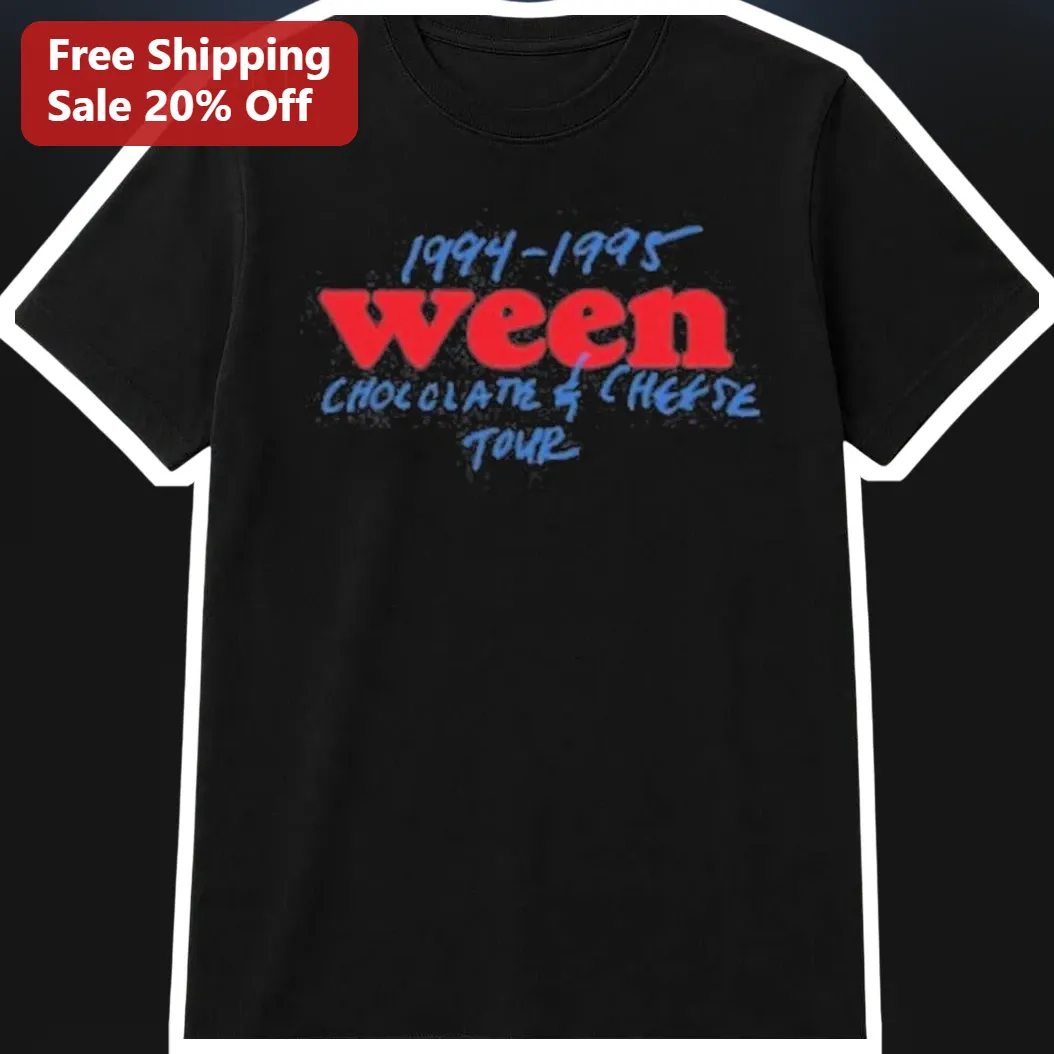 Ween Chocolate and Cheese Tour Tee 1994-1995 Vintage Grunge Band Shirt