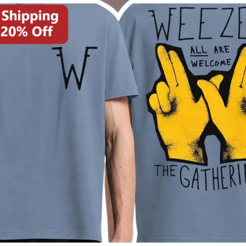 Weezer All Are Welcome The Gathering Graphic Tee