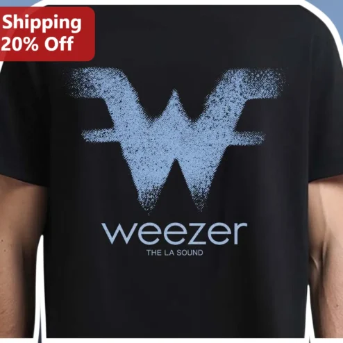 Weezer The La Sound Tee 90s Alternative Rock Band Graphic Shirt